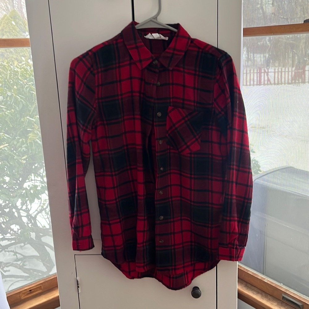 Cozy buffalo plaid flannel!